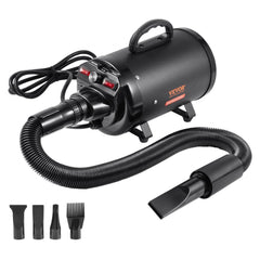 VEVOR Dog Dryer, 2000W/2.7HP Dog Blow Dryer, Pet Grooming Dryer with Adjustable Speed and Temperature Control, Pet Hair