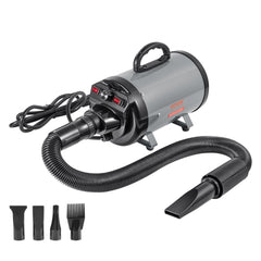 VEVOR Dog Dryer, 2000W/2.7HP Dog Blow Dryer, Pet Grooming Dryer with Adjustable Speed and Temperature Control, Pet Hair