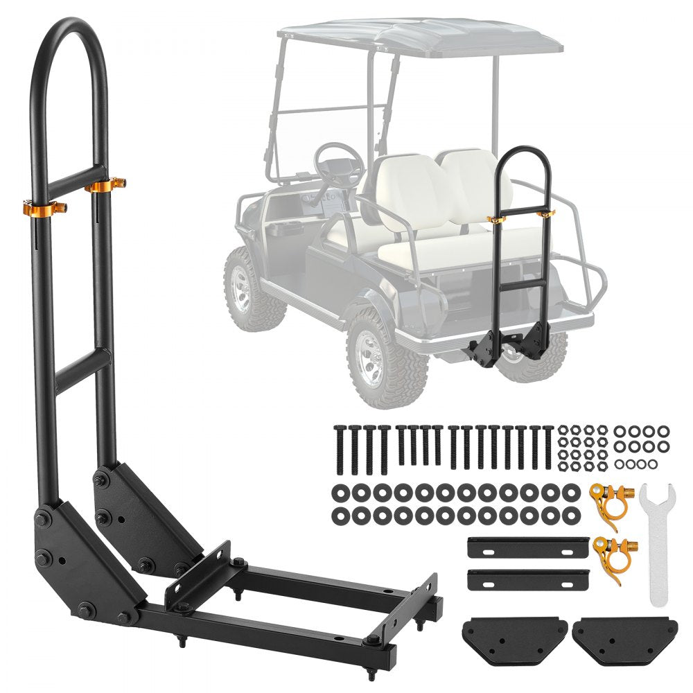 VEVOR Golf Cart Grab Bar, 17.7 x 9.3 x 35.6 Inch, Compatible with Most Golf Carts with Metal Footplates, No