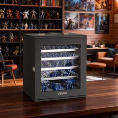 VEVOR Miniatures Storage Case, Warhammer Carrying Case Fits for 2500-3500 Scale Models, Wooden Miniatures Display