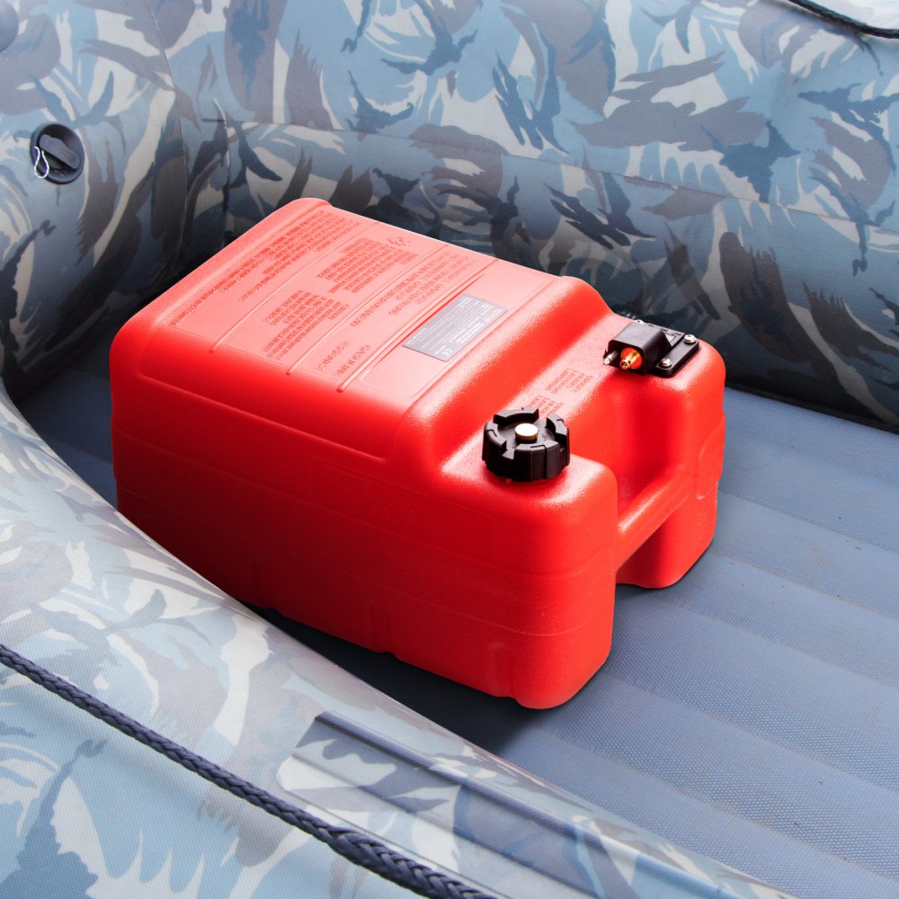 VEVOR Marine Tank, 6.34-Gallon/24-L Marine Portable Tank Outboard Marine Boat Transfer Tank with 9.8ft Hose, Gauge for