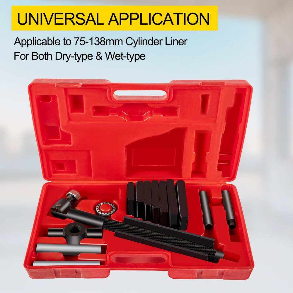 VEVOR Liner Puller Cylinder Liner Puller, Diesel Engines Liner Puller Tool, Both Dry-Type and Wet-Type Fit Diameter of