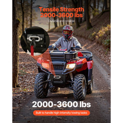VEVOR Winch Mount, Winch Capacity of 2000-3600 lbs, Trailer Hitch Winch Mount for Select Honda Foreman and Rancher
