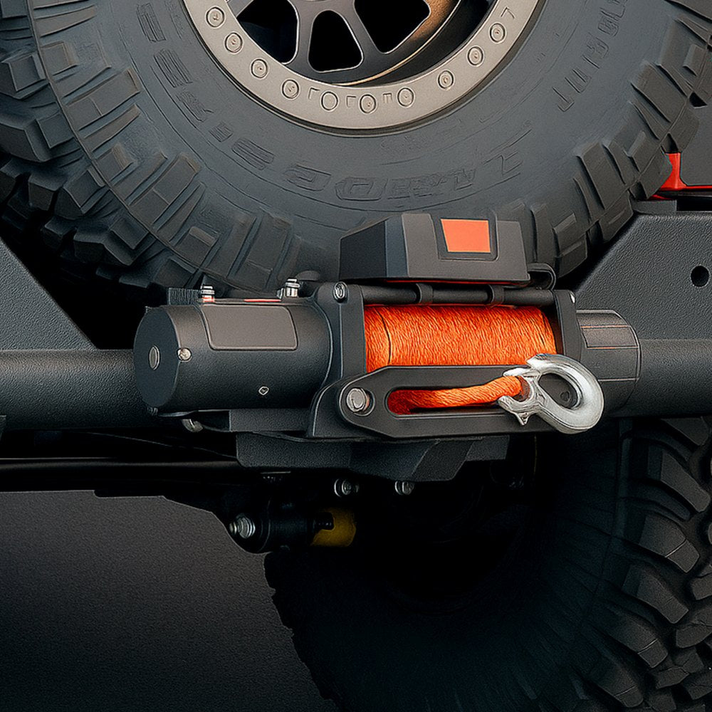 VEVOR Winch Mount, 15000 lbs / 6803 kg Load Capacity, Trailer Hitch Winch Mount with 50.8 mm Receiver, 2 Mounting Hole