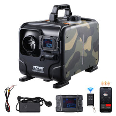 VEVOR 8KW Diesel Heater, 12V/24V All in One Diesel Air Heater, Bluetooth APP Control, Remote Control and Display