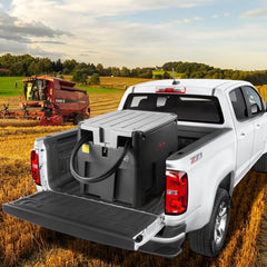VEVOR Portable Diesel Tank, 58 Gallon Capacity & 10 GPM Flow Rate, Fuel Tank with 12V Electric Transfer Pump and 13.1ft
