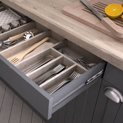 VEVOR 6 Pairs of 14 Inch Drawer Slides Side Mount Rails, Heavy Duty Full Extension Steel Track, Soft-Close Noiseless