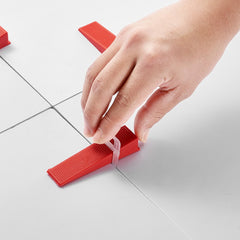 VEVOR Tile Leveling System Clips, 2200-Piece DIY Tile Leveler Spacers, 1/16"(1.5 mm) Tile Leveler Clips, Tile Leveling