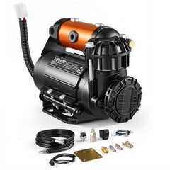 VEVOR 12V Air Compressor 0.5HP 2.72 SCFM Portable Tire Inflator Max 210PSI, Heavy Duty Offroad Air Pump with