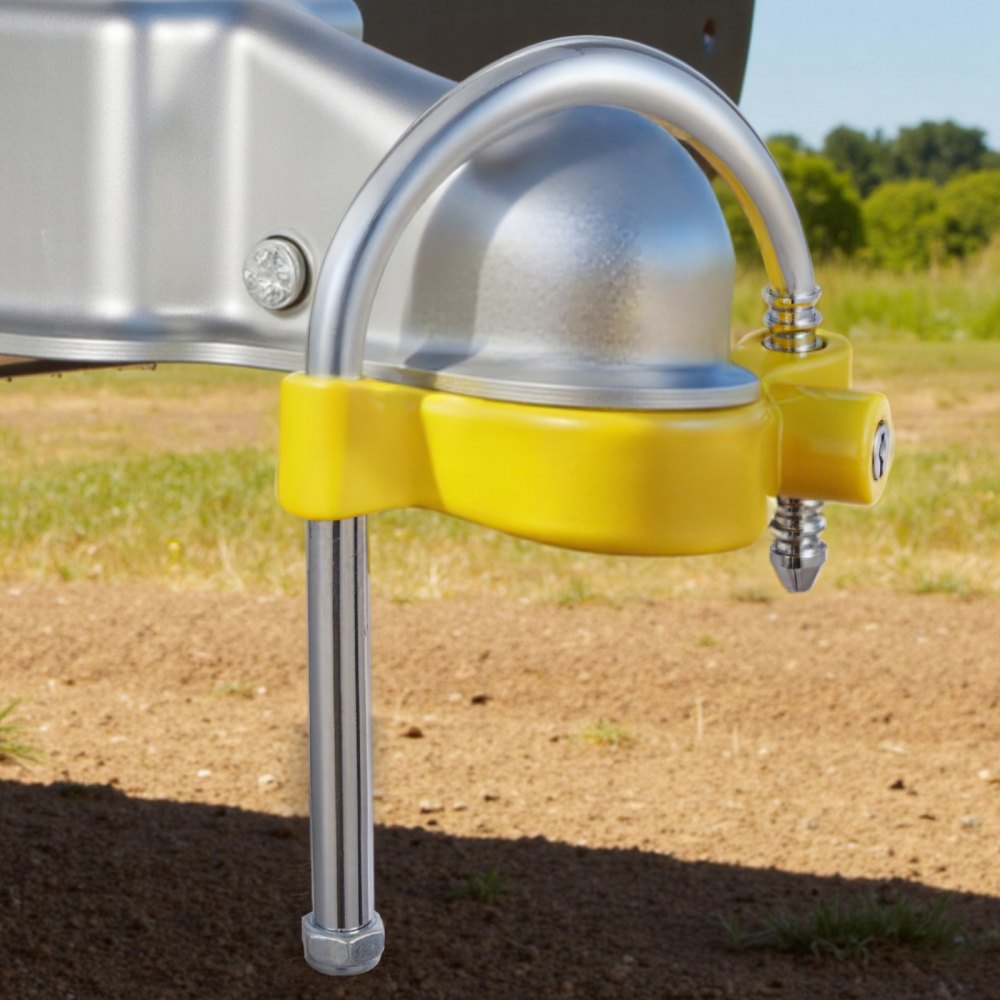 VEVOR Trailer Hitch Lock Kit, Fits for 1-7/8 in, 2 in, 2-5/16 in Couplers, Heavy-Duty Anti-Theft Trailer Ball Lock with