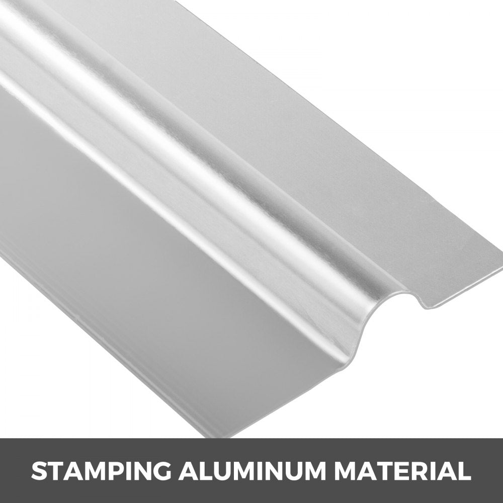 VEVOR PEX Heat Transfer Plates, 200 pcs Box Radiant Heat Transfer Plates, 4 ft Aluminum PEX Heat Transfer Plates, 1/2