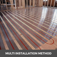 VEVOR PEX Heat Transfer Plates, 200 pcs Box Radiant Heat Transfer Plates, 4 ft Aluminum PEX Heat Transfer Plates, 1/2