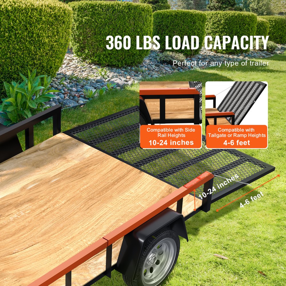 VEVOR TrailTailgate er Lift Assist, Max 180 lbs Load Capacity, Compatible with Open Utility Trailer Tailgate and Ramp