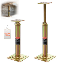 VEVOR House Floor Jacks, 4 Pack, 11.6"-16" Height Range, 2500 lbs Max Load Capacity Per Unit, Adjustable Support Beam