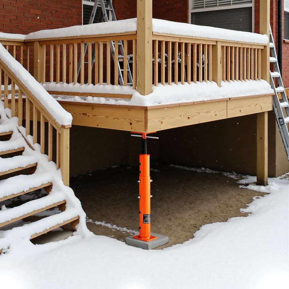VEVOR House Floor Jack, 19"-36" Height Range, 18000 lbs Max Load Capacity, Adjustable Support Beam Basement Jack Post