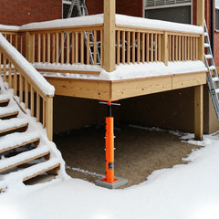VEVOR House Floor Jack, 19"-36" Height Range, 18000 lbs Max Load Capacity, Adjustable Support Beam Basement Jack Post