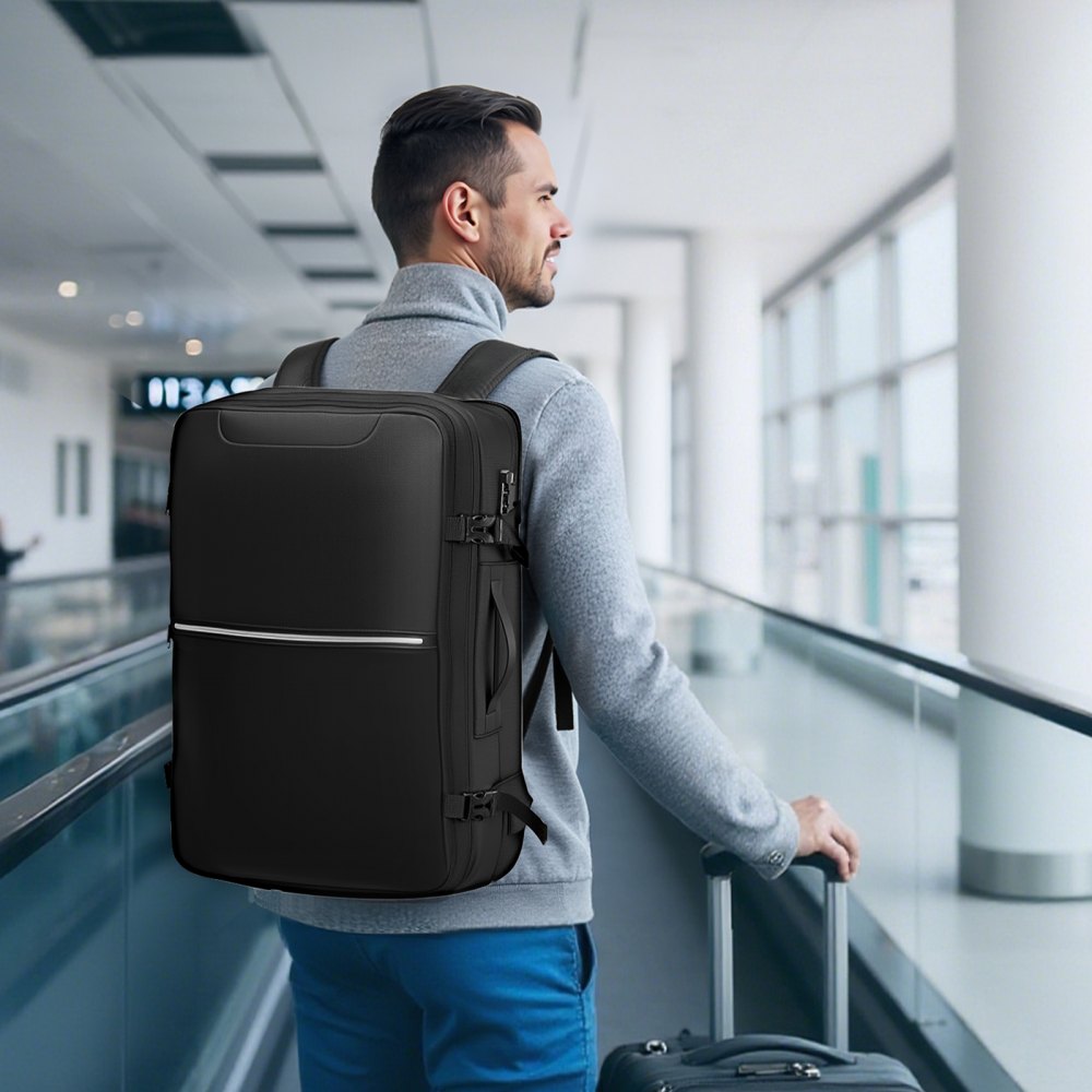 VEVOR Vacuum Travel Backpack, 80L, Expandable Vacuum Seal Compression Travel Backpack with Pump, with TSA-Approved