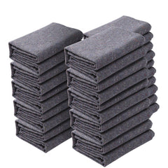 VEVOR Moving Blankets, 72" x 54", 21 lbs/dz Weight, 12 Packs, Professional Recycled Cotton Packing Blanket, Large Heavy