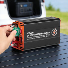 VEVOR DC to DC Battery Charger, 520W, 40A Alternator Charger, Fast DC-DC Charging for Portable Power Stations