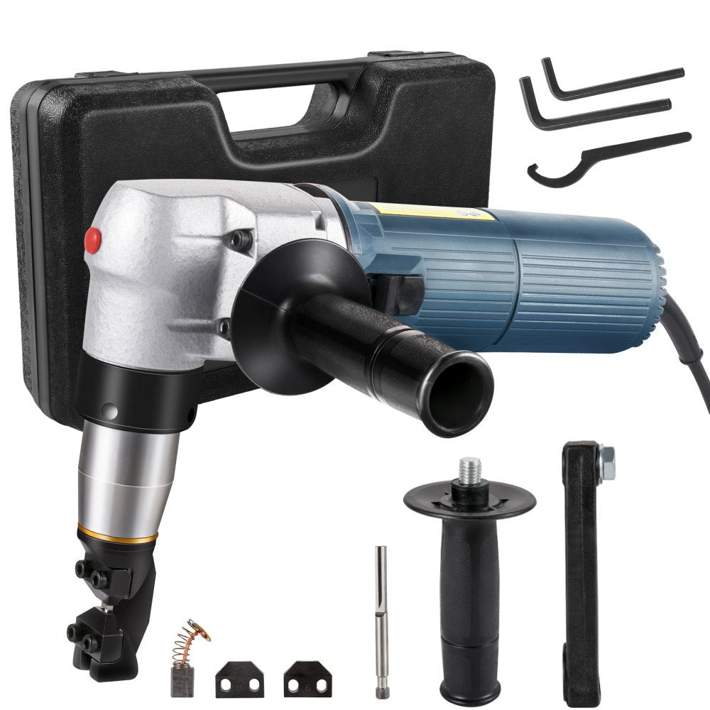 VEVOR Electric Metal Nibbler 625W Nibbler Metal Cutter 1000RPM High Speed Rotor 0.16in/4mm Metal Nibbler 110V w