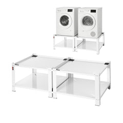 VEVOR Laundry Pedestal, 16.1 in Height, 27.5 x 27.5 in Washer and Dryer Pedestals with Storage Shelf, 700 lbs Load