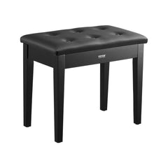 VEVOR Piano Bench, 22" x 13.78" x 19", Keyboard Piano Chair with High-Density Padded Cushion, Storage Compartment for