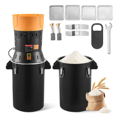 VEVOR Electric Grain Mill Grinder, 600W High Power Commercial Spice Grinder, 6.6 Gal Pulverizer Powder Machine with