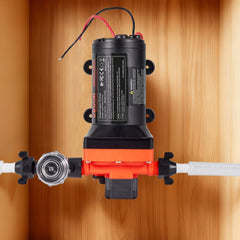VEVOR RV Water Pump, 12V DC 5 GPM (18.9 L/min), 4-Chamber Self-Priming Diaphragm Water Pump with Automatic Pressure