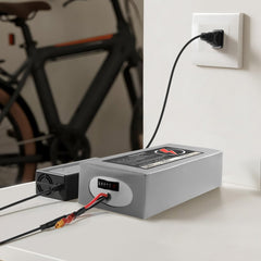 VEVOR 36V Electric Scooter Battery, 16Ah, Ebike Lithium Battery Pack with 30A BMS, Charger, T-Plug Expansion Cable