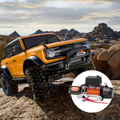 VEVOR Electric Winch, 10,000 lb, 12V DC Truck Winch with Φ7/20 in x 65 ft Synthetic Rope Aluminum Fairlead Wireless &