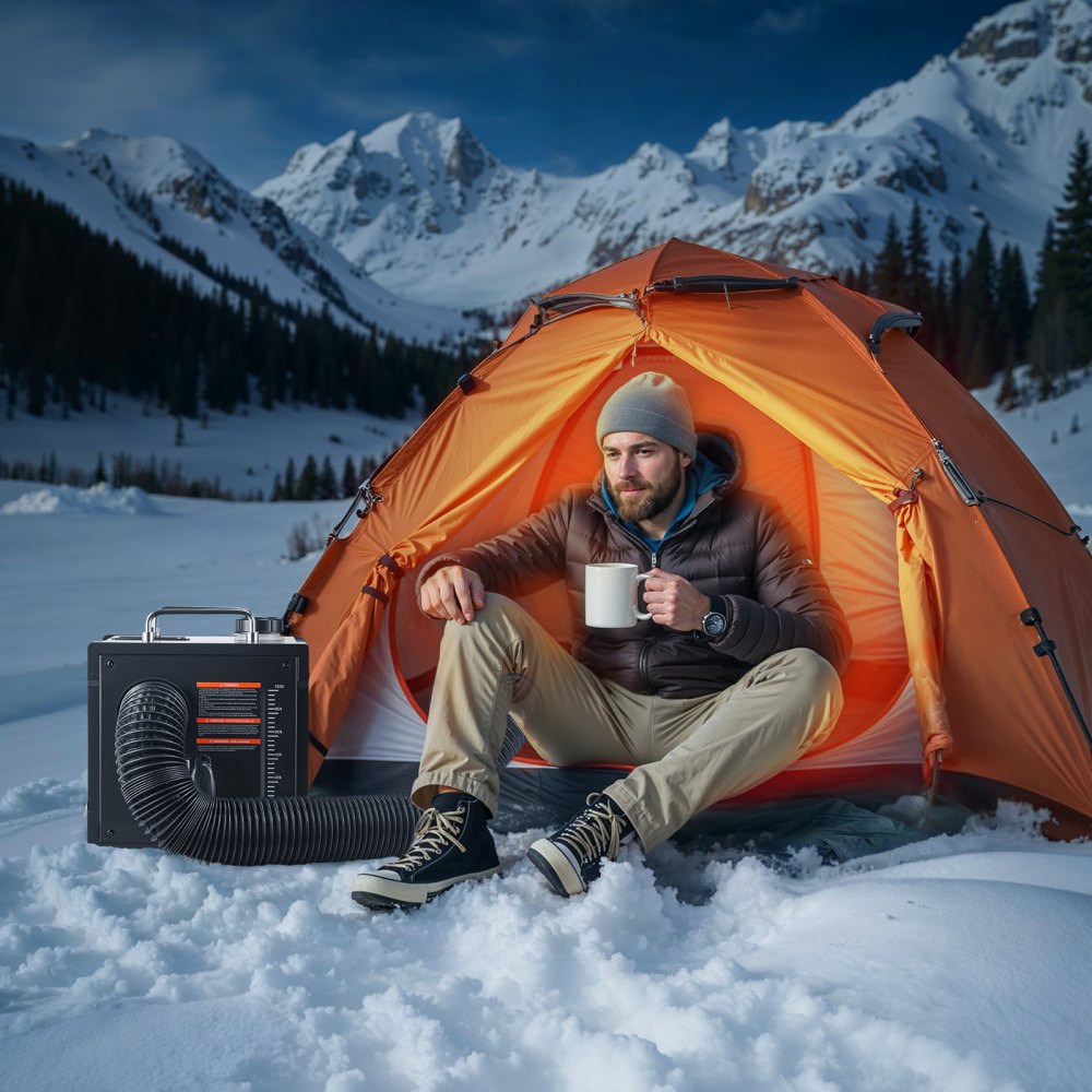 VEVOR Diesel Heater, 8KW, DC 12V/24V, All in One Portable Diesel Air Heater with Bluetooth APP Control, Remote Control