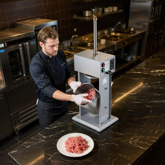 VEVOR Electric Sausage Stuffer, 22 LBS / 10 L Vertical Meat Filler with Stepless Speed Adjustment, Stainless Steel