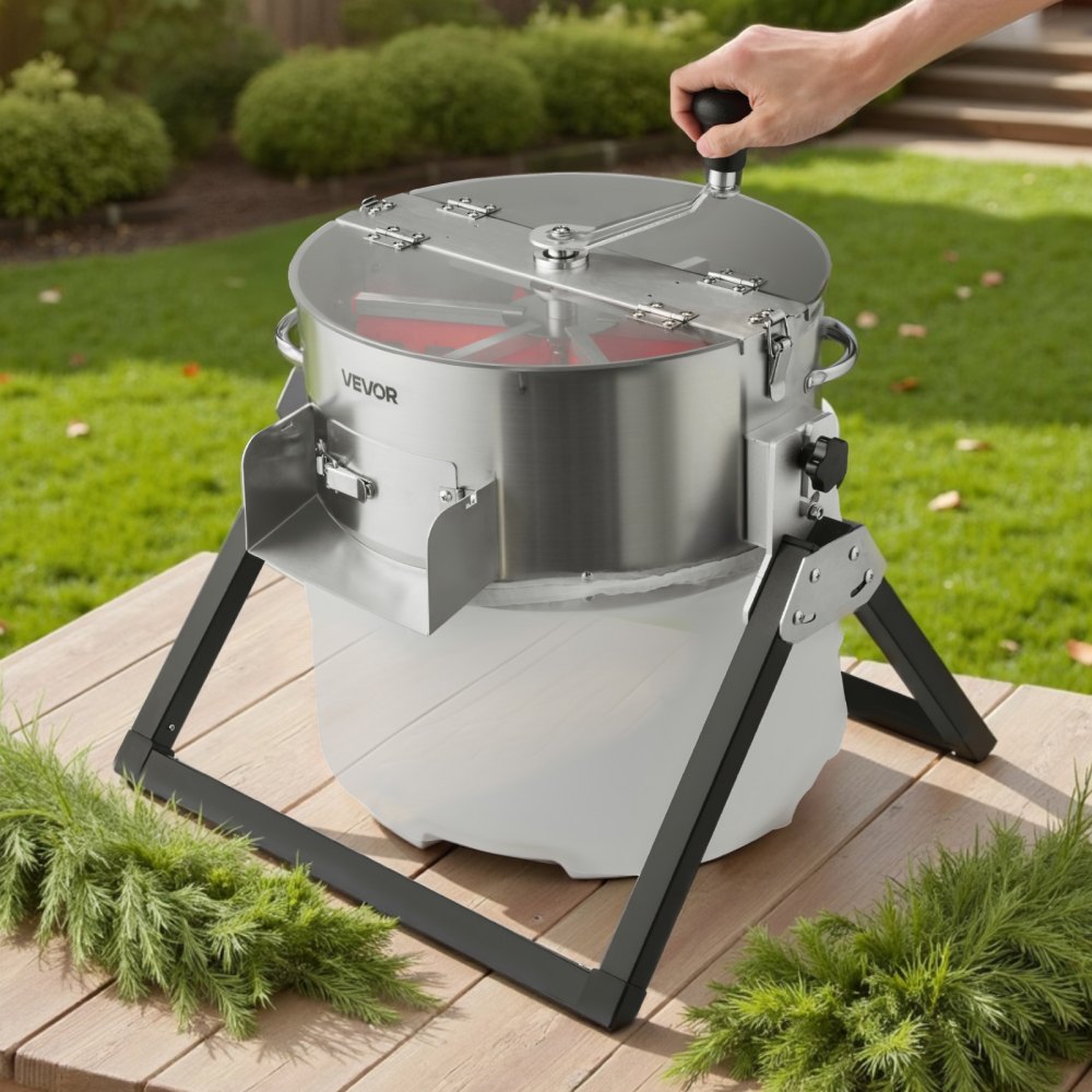 VEVOR Electric Bud Leaf Trimmer, 2-in-1 Manual & Electric, 16 in Bud Trimmer with Sharp Stainless Steel Blades, Bracket