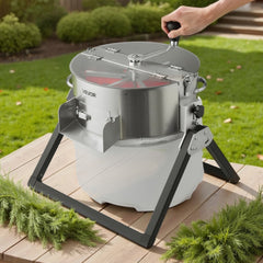 VEVOR Electric Bud Leaf Trimmer, 2-in-1 Manual & Electric, 16 in Bud Trimmer with Sharp Stainless Steel Blades, Bracket