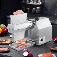 VEVOR Commercial Meat Tenderizer, Heavy Duty 304 Stainless Steel Kitchen Tool with Meat Tong, Cleaning Brush, and Tray
