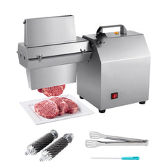 VEVOR Commercial Meat Tenderizer, 750W Electric Beef Machine 265 Lbs/H, for Turkey Chicken Pork, Heavy Duty Stainless
