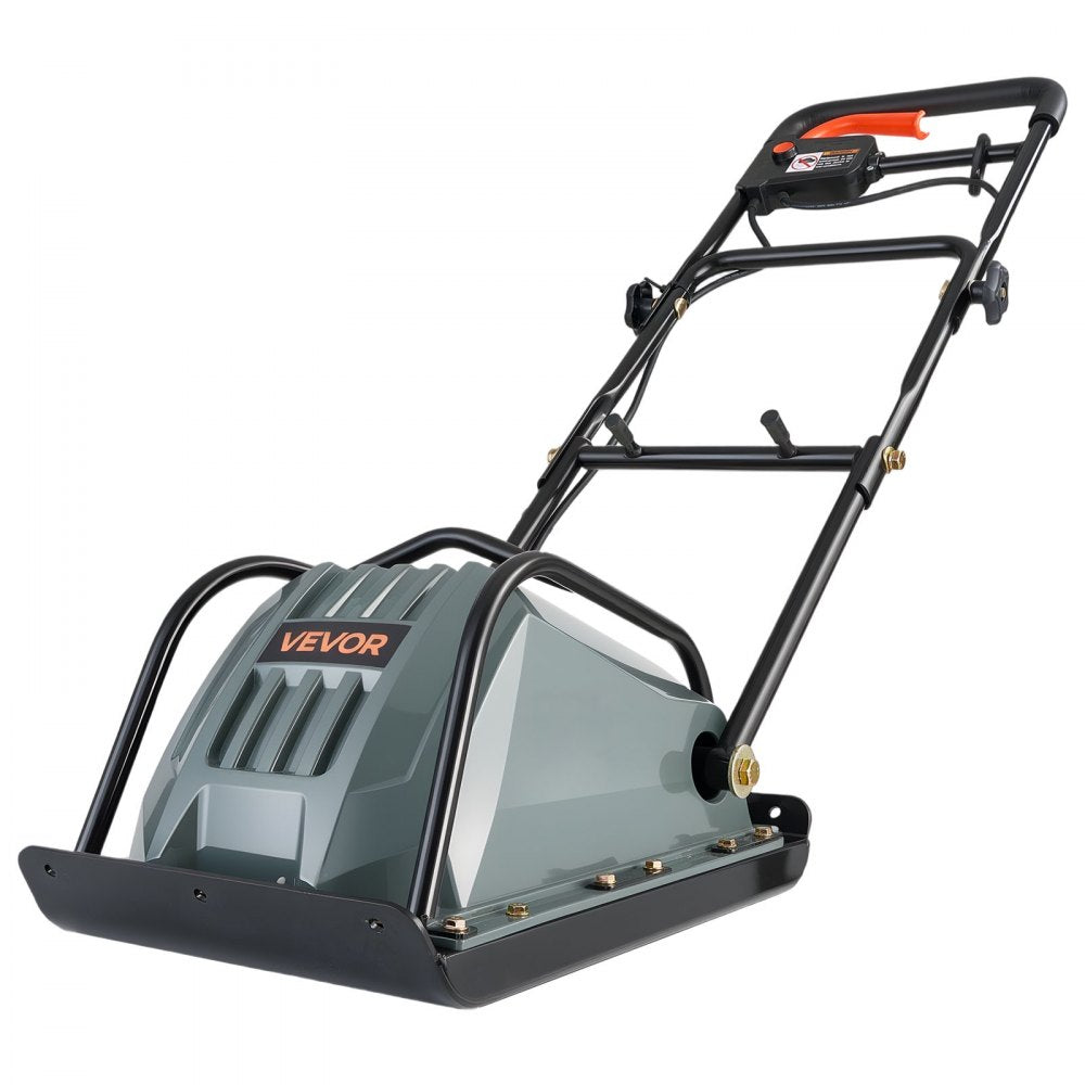 VEVOR Plate Compactor, 130W Output Electric Ground Rammer, 5 kN Force, 3.9 in Depth, 16 m/min Speed, 3304 sq.ft/h