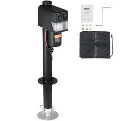 VEVOR Electric Trailer Jack, Power Tongue Jack Weight Capacity 3500 lbs, 9.84"-33.85" Electric Tongue Jack with
