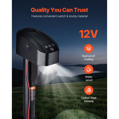 VEVOR Electric Trailer Jack, 5000 lbs, Heavy Duty RV Electric Power Tongue Jack with 2 Way Connector, Remote Control