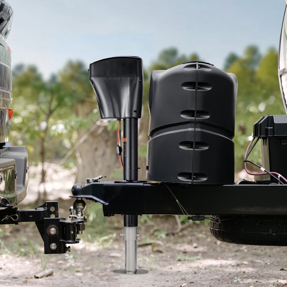 VEVOR Electric Trailer Jack, 5000 lbs, Heavy Duty RV Electric Power Tongue Jack with 2 Way Connector, Manual Crank