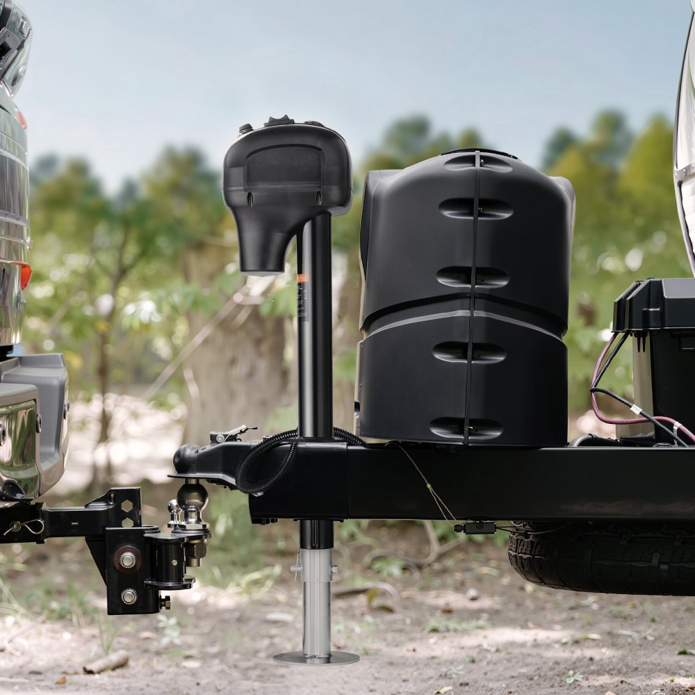VEVOR Electric Trailer Jack, 3500 lbs, Heavy Duty RV Electric Power Tongue Jack with 7-pin Connector, Manual Crank