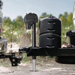 VEVOR Electric Trailer Jack, 3500 lbs, Heavy Duty RV Electric Power Tongue Jack with 7-pin Connector, Manual Crank