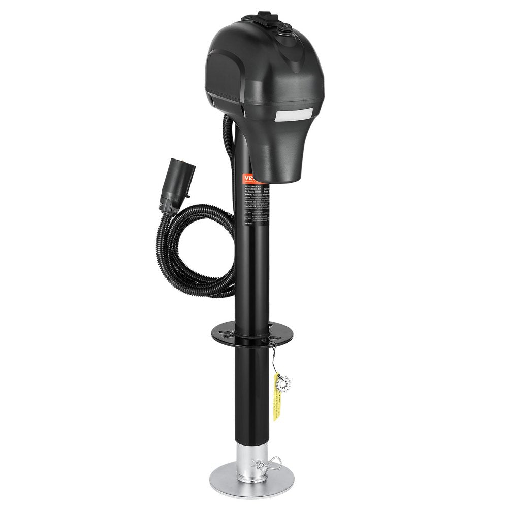 VEVOR Electric Trailer Jack, 3500 lbs, Heavy Duty RV Electric Power Tongue Jack with 7-pin Connector, Manual Crank