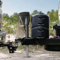 VEVOR Electric Trailer Jack, 5000 lbs, Heavy Duty RV Electric Power Tongue Jack with 7-pin Connector, Manual Crank