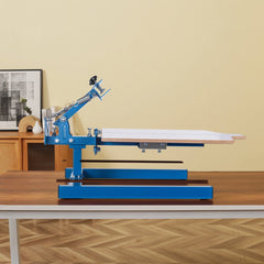 VEVOR Screen Printing Machine 1 Color 1 Station Silk Screen Printing Press, 21.3 x 17.7 in Platen, Adjustable Tension