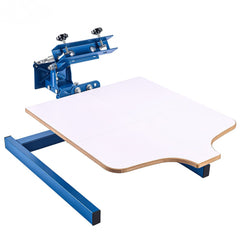 VEVOR Screen Printing Machine 1 Color 1 Station Silk Screen Printing Press, 21.3 x 17.7 in Platen, Adjustable Tension