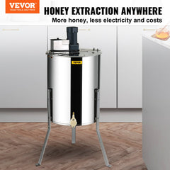 VEVOR Electric Honey Extractor, 4/8 Frames Honey Spinner Extractor, Stainless Steel Beekeeping Extraction, Apiary