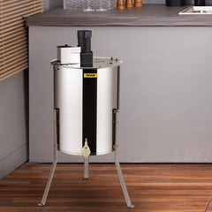 VEVOR Electric Honey Extractor, 4/8 Frames Honey Spinner Extractor, Stainless Steel Beekeeping Extraction, Apiary