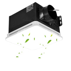 VEVOR Bathroom Exhaust Fan with LED Light, 80 CFM 4000K Bathroom Vent, 1.5 Sones Low-Noise, Premium Motor Ceiling Fan