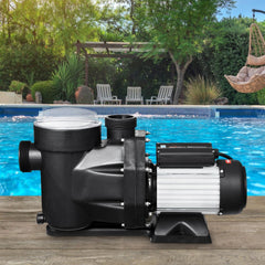 VEVOR Above Ground Pool Pump, 1.5HP, 122 GPM Max Flow Single Speed Swimming Pool Pump, 220V 3450 RPM 55 ft Max Head